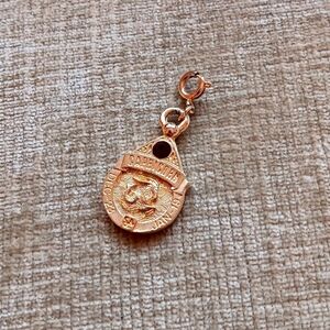 Gold Tone Capricorn Charm